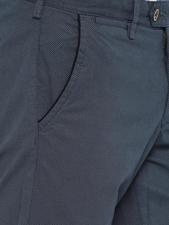 navy blue cotton shorts - 12794061 - Zoom Image - 4
