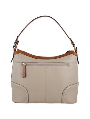 beige leather handbag - 12794170 - Standard Image - 2