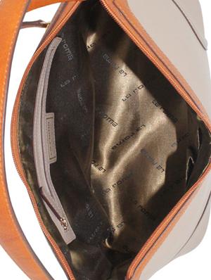 beige leather handbag - 12794170 - Standard Image - 3