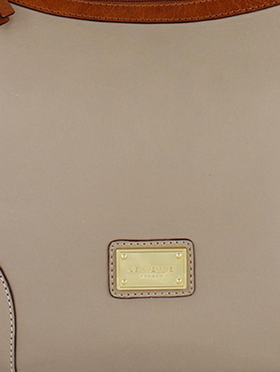 beige leather handbag - 12794170 - Zoom Image - 4