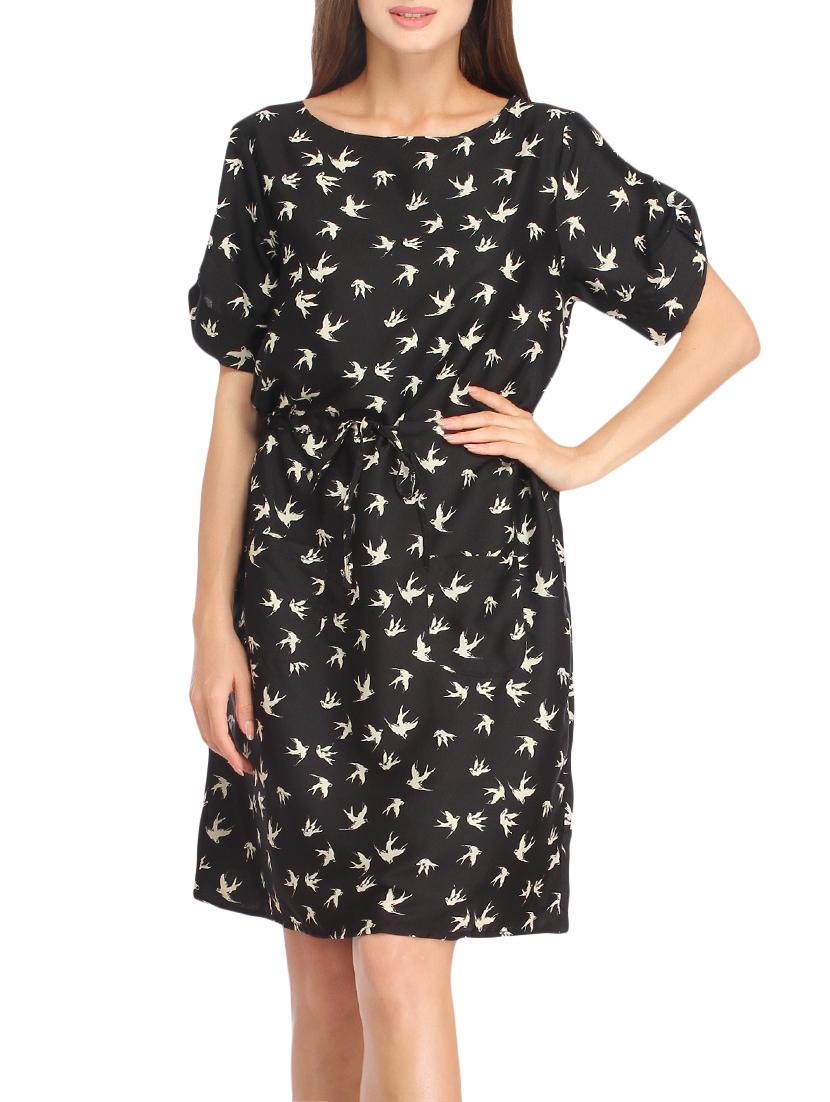 black printed shift dress - 12794177 - Zoom Image - 1