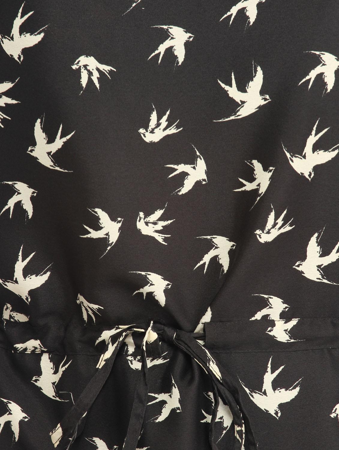 black printed shift dress - 12794177 - Zoom Image - 4