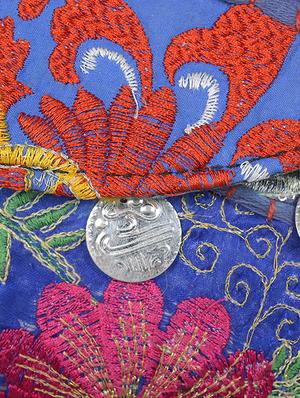 multi colored cotton sling bag - 12794224 - Standard Image - 4