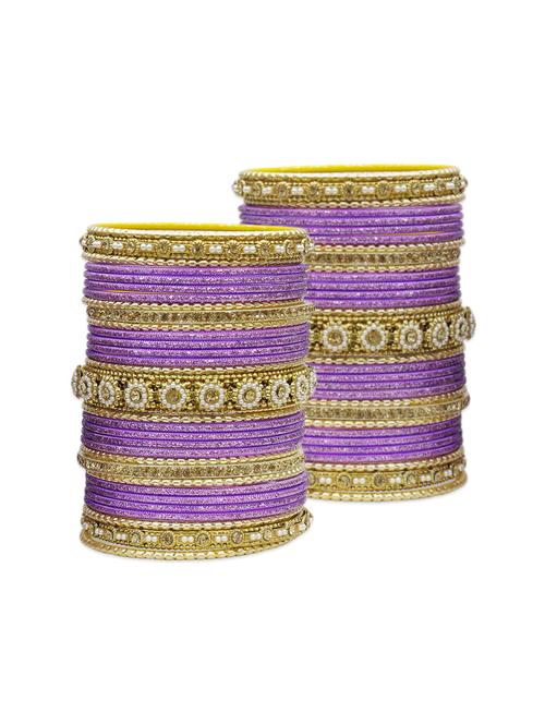 purple metal bangle - 12795409 - Standard Image - 1