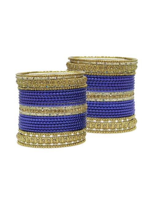 blue metal bangle - 12795459 - Standard Image - 1