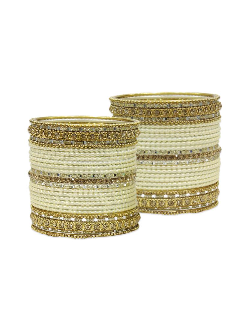 white metal bangle - 12795462 - Zoom Image - 1