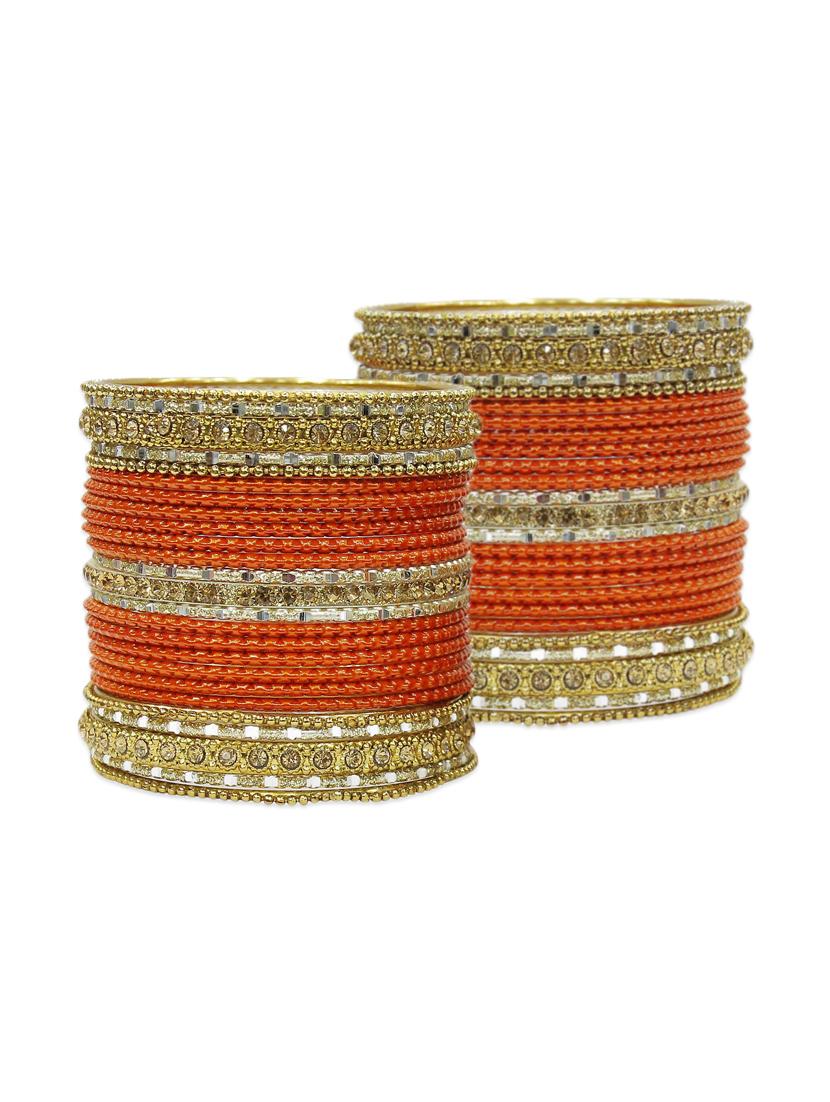 orange metal bangle - 12795468 - Zoom Image - 1