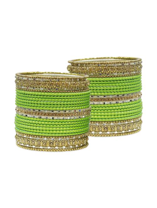 green metal bangle - 12795469 - Standard Image - 1