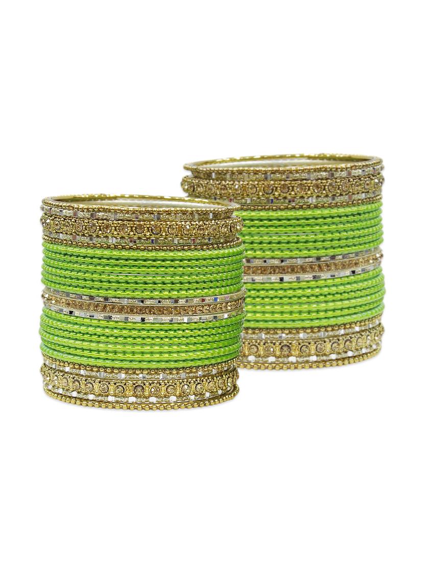 green metal bangle - 12795469 - Zoom Image - 1