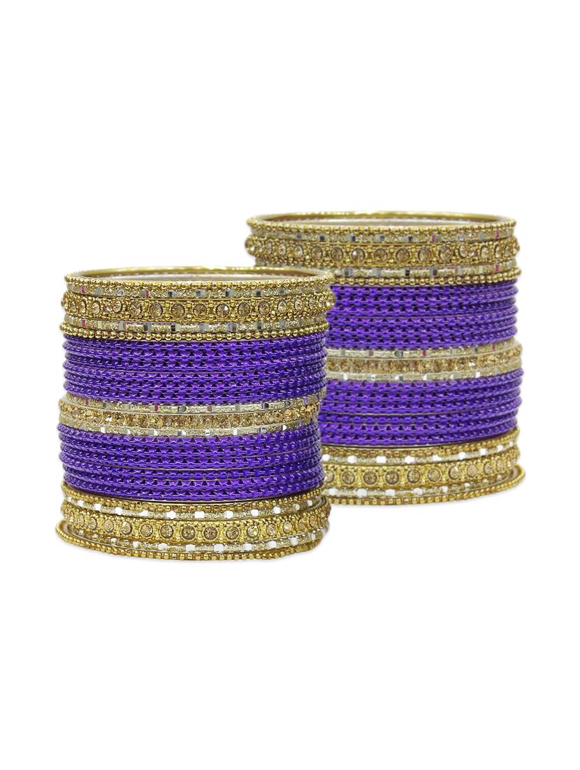 purple metal bangle - 12795473 - Zoom Image - 1