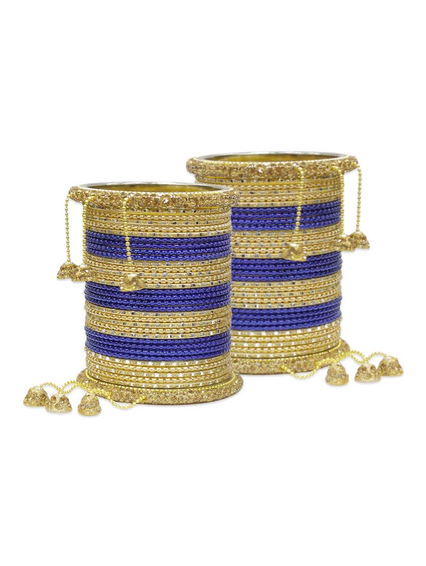 blue metal bangle - 12795491 - Zoom Image - 1