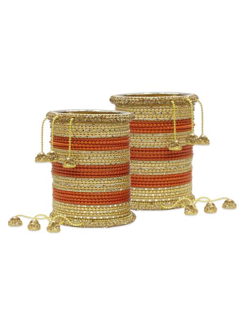 orange metal bangle - 12795501 - Standard Image - 1