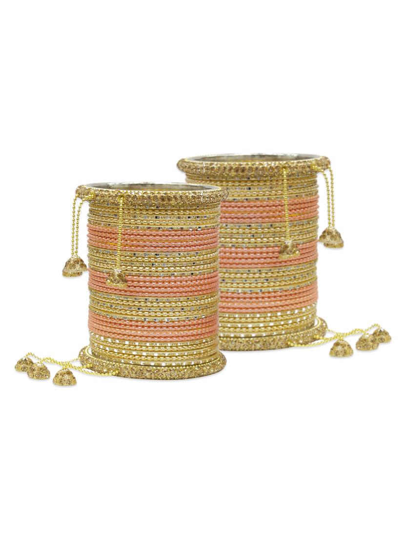 pink metal bangle