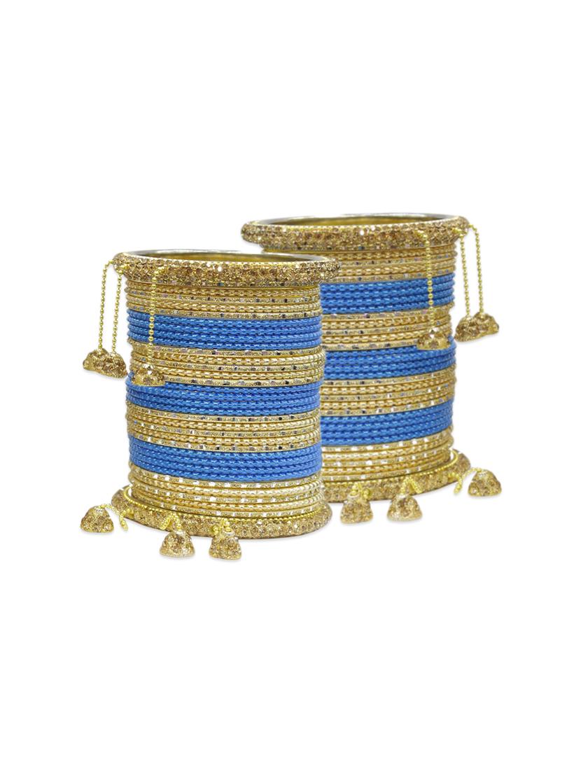 blue metal bangle - 12795507 - Zoom Image - 1