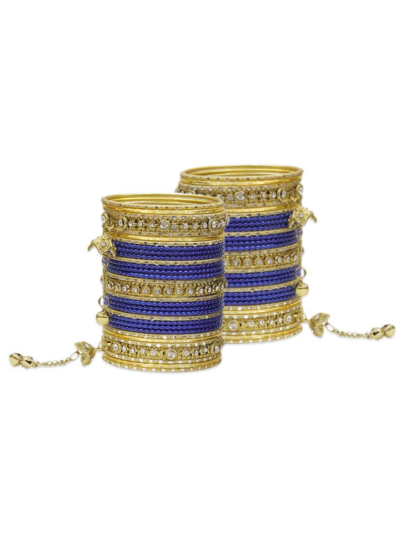 blue metal bangle - 12795513 - Zoom Image - 1