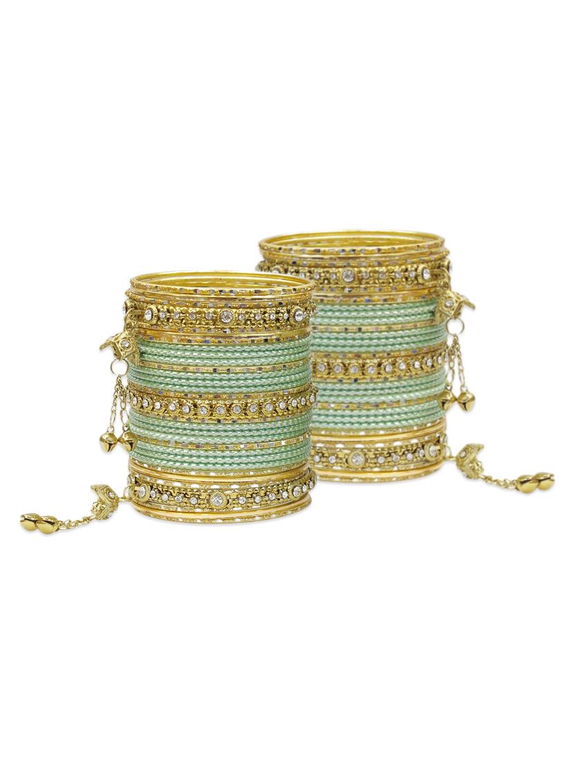green metal bangle - 12795516 - Zoom Image - 1