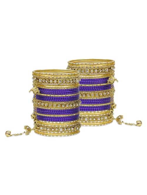 purple metal bangle - 12795518 - Standard Image - 1