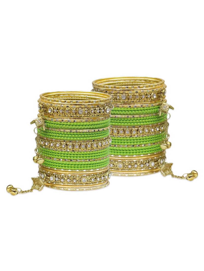 green metal bangle - 12795524 - Zoom Image - 1
