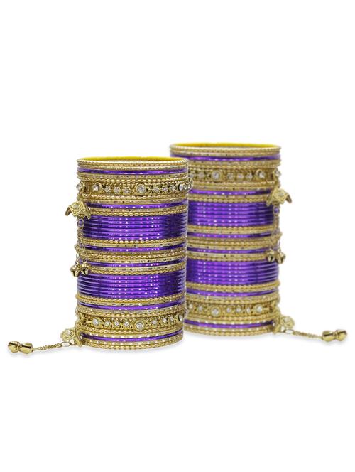 purple metal bangle - 12795540 - Standard Image - 1
