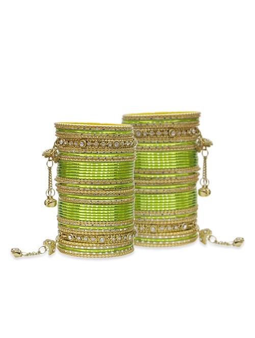 green metal bangle - 12795547 - Standard Image - 1
