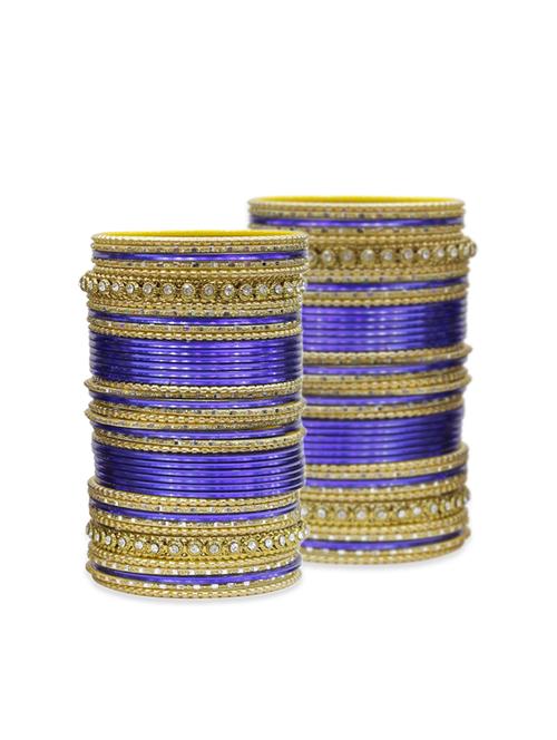 blue metal bangle - 12795566 - Standard Image - 1