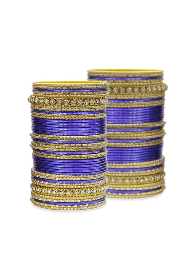 blue metal bangle - 12795566 - Zoom Image - 1