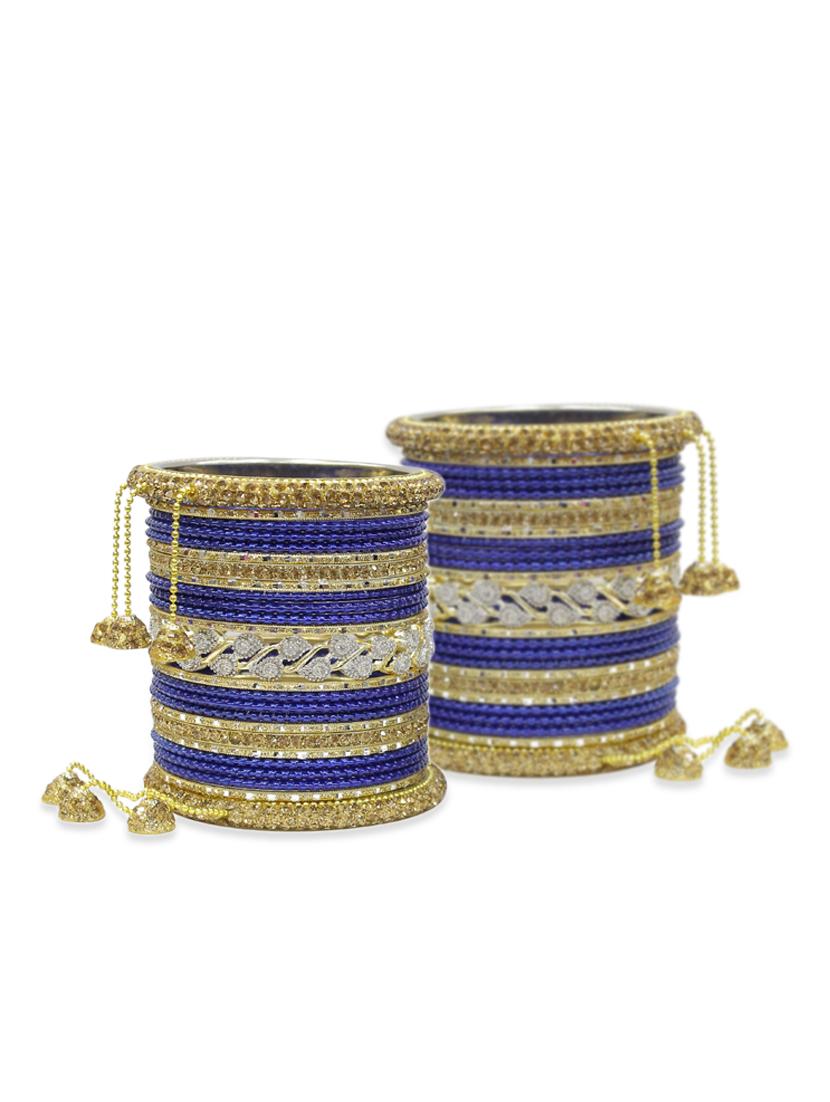 blue metal bangle - 12795577 - Zoom Image - 1