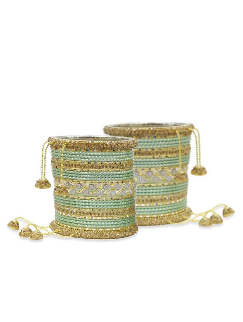 green metal bangle - 12795580 - Zoom Image - 1