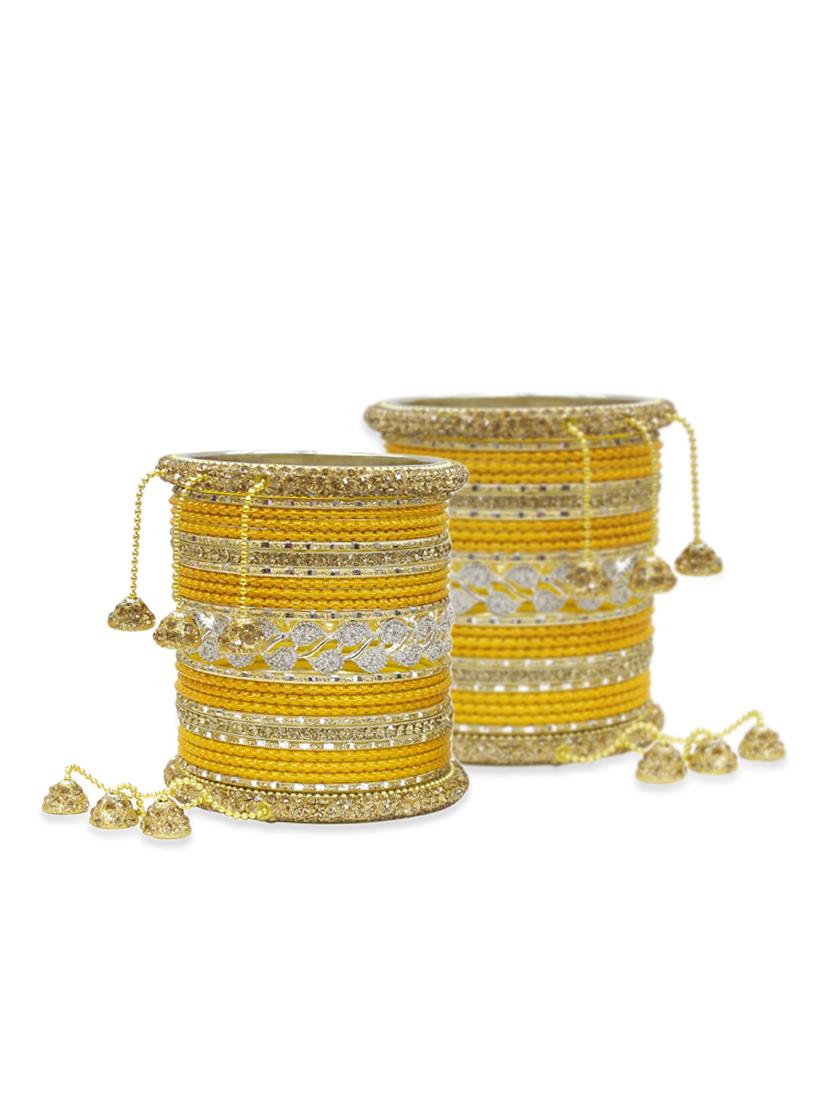 yellow metal bangle - 12795596 - Zoom Image - 1