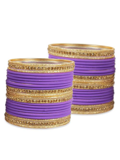purple metal bangle - 12795605 - Standard Image - 1