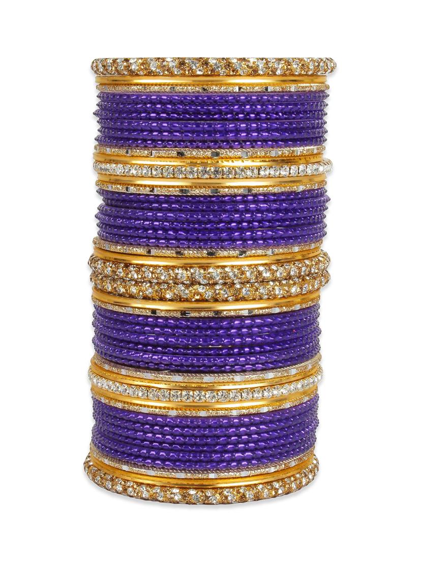 purple metal bangle - 12795635 - Zoom Image - 1