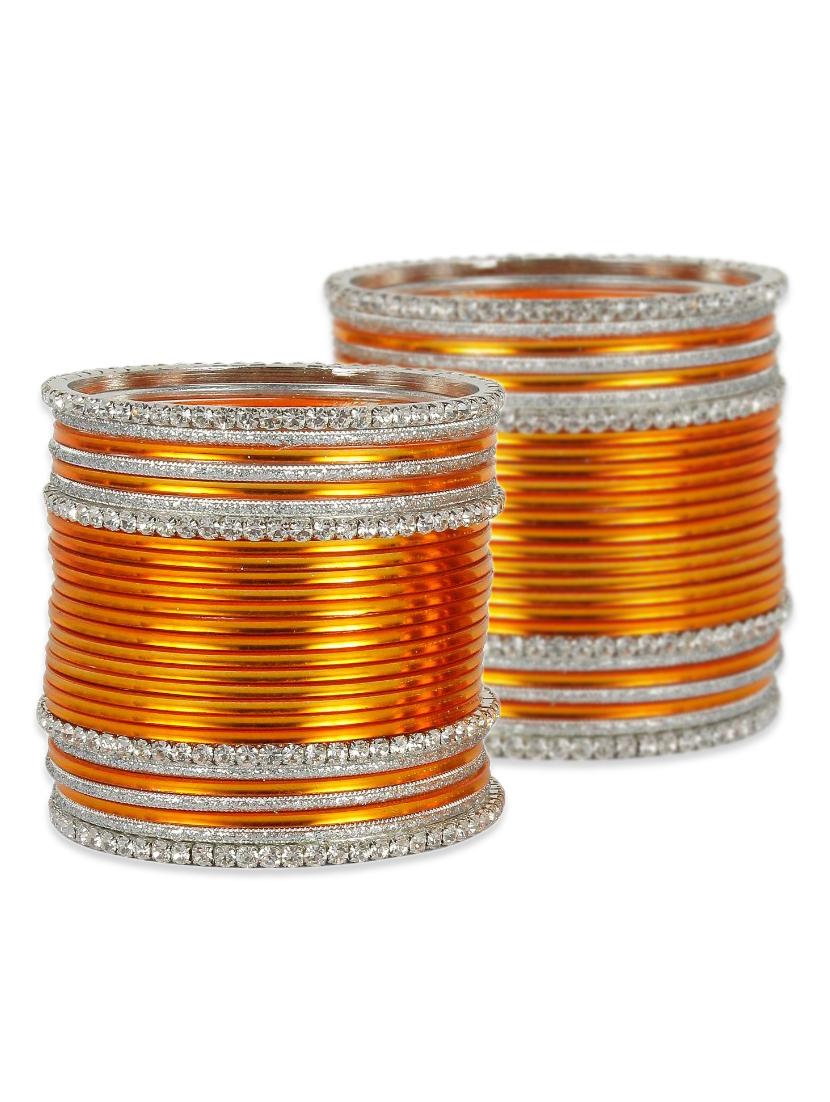 orange metal bangle - 12795693 - Zoom Image - 1