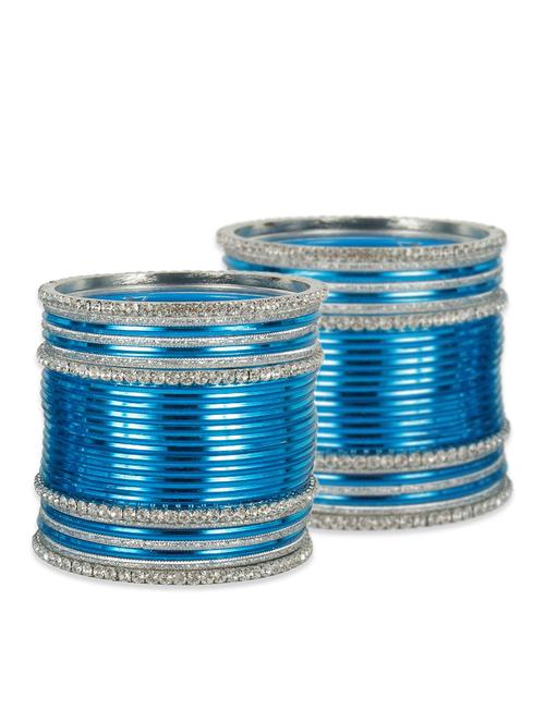 blue metal bangle - 12795697 - Standard Image - 1
