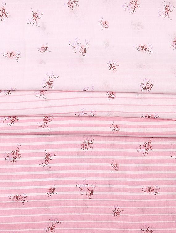 pink cotton stole - 12795889 - Zoom Image - 2