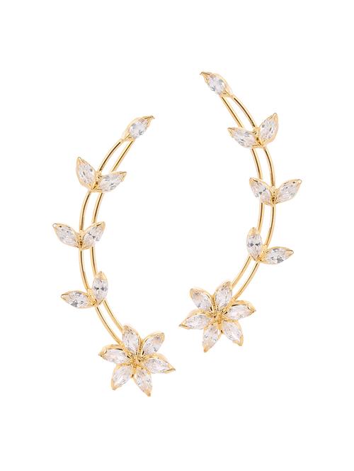 white gold plated earring - 12796250 - Very Small Image - 1