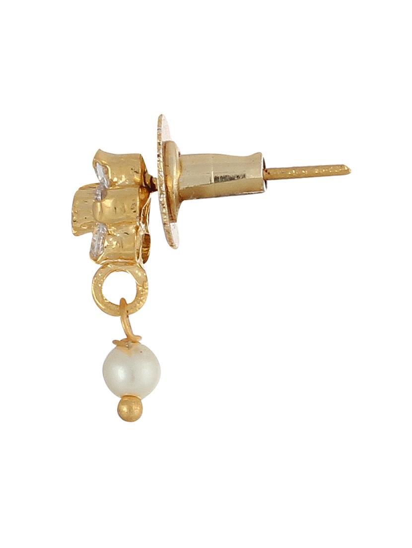 parijaat pack of cz stud earrings - 12796448 - Zoom Image - 2