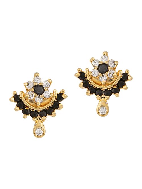 parijaat pack of cz stud earrings - 12796503 - Standard Image - 1