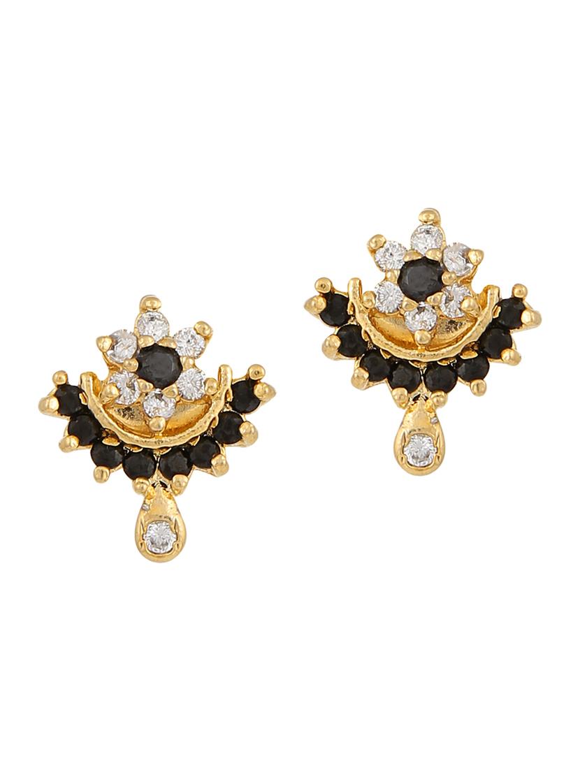 parijaat pack of cz stud earrings - 12796503 - Zoom Image - 1