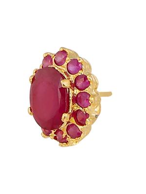 parijaat pack of cz stud earrings - 12796531 - Standard Image - 2