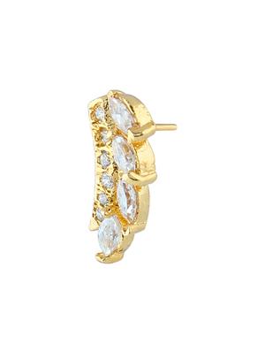 parijaat pack of cz stud earrings - 12796598 - Standard Image - 2