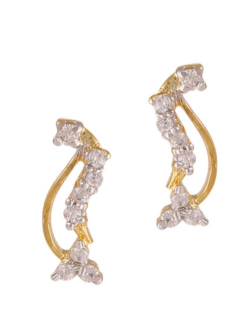 parijaat pack of cz stud earrings - 12796888 - Standard Image - 1