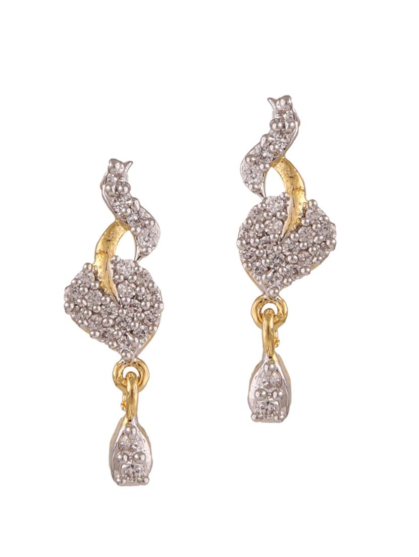 parijaat pack of cz stud earrings - 12796898 - Zoom Image - 1