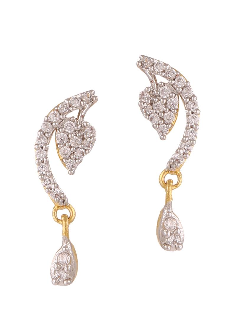 parijaat pack of cz stud earrings - 12796902 - Zoom Image - 1