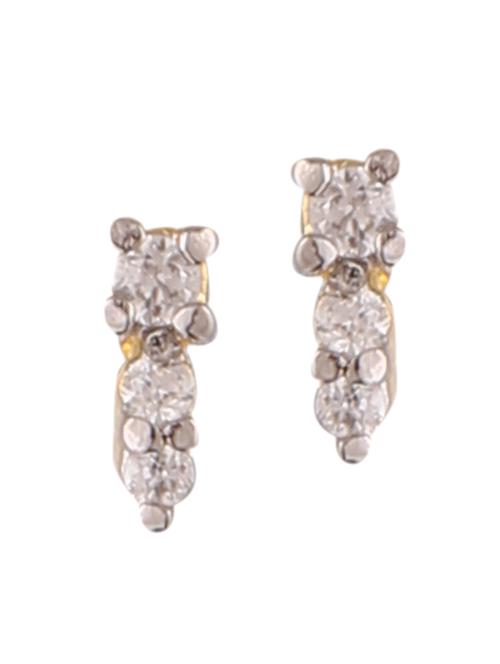 parijaat pack of cz stud earrings - 12796912 - Standard Image - 1
