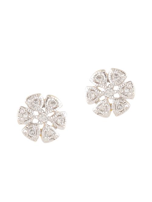 parijaat pack of cz stud earrings - 12796933 - Standard Image - 1