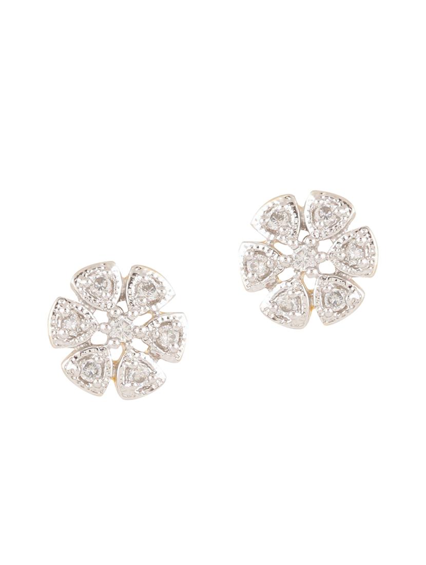 parijaat pack of cz stud earrings - 12796933 - Zoom Image - 1