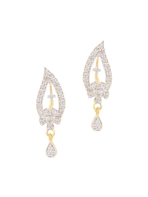 parijaat pack of cz stud earrings - 12796934 - Standard Image - 1