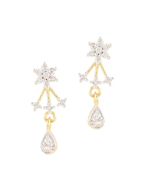 parijaat pack of cz stud earrings - 12796937 - Standard Image - 1