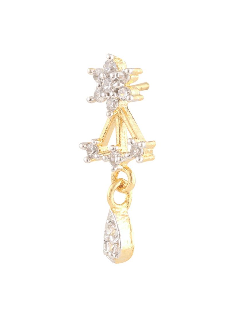parijaat pack of cz stud earrings - 12796937 - Zoom Image - 2