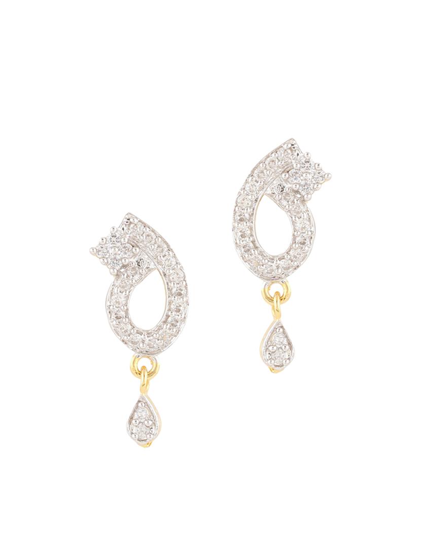 parijaat pack of cz stud earrings - 12796938 - Zoom Image - 1